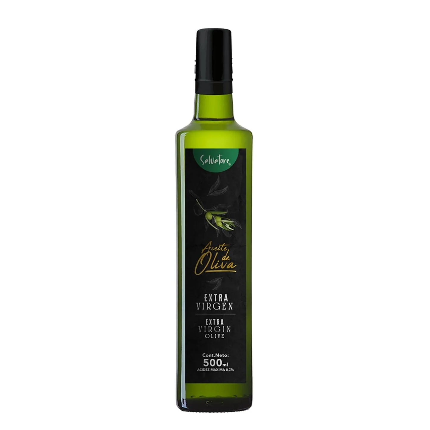 ACEITE EXTRA  OLIVA ACIDEZ MAXIMA 0.2% SALVATORE  500ML