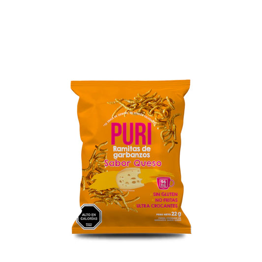 PURI RAMITAS DE GARBANZO QUESO VEGANO SIN GLUTEN 22g