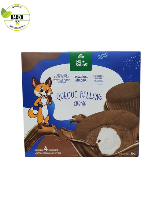QUEQUE RELLENO CREMA 4un