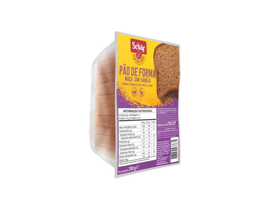 PAN MANZANA CANELA SIN GLUTEN SCHAR 200g