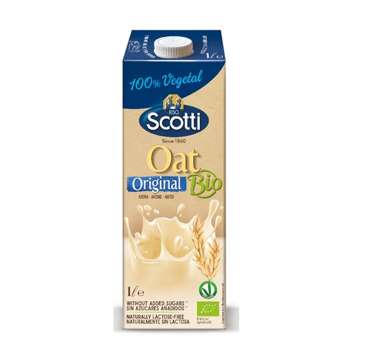 BEBIDA VEGETAL AVENA ORGANICA SCOTTI (contiene gluten) 1lt liquidacion 14/10/2025