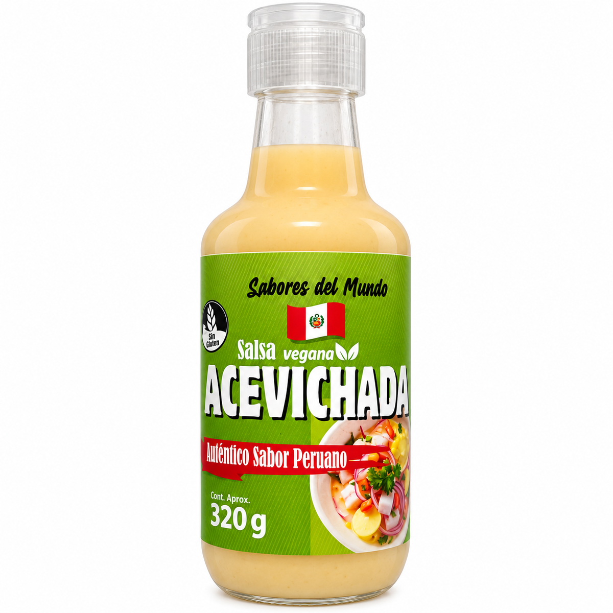 JAPON A TU MESA SALSA ACEVICHADA VEGANA 320g SIN GLUTEN