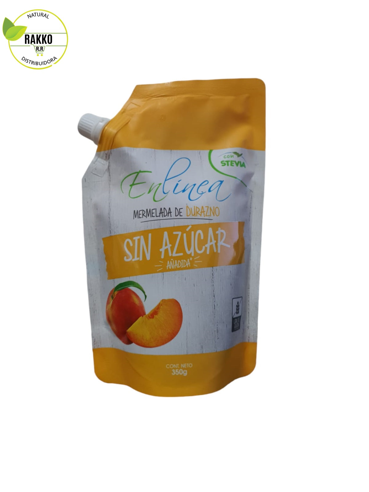 EN LINEA MERMELADA DURAZNO DOY PACK 350g