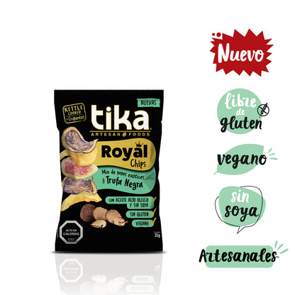 TIKA ROYAL TRUFA NEGRA VEGANO SIN GLUTEN 35gr liquidacion 26/06/2026