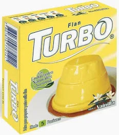 TURBO FLAN SABOR VAINILLA SIN GLUTEN 50g