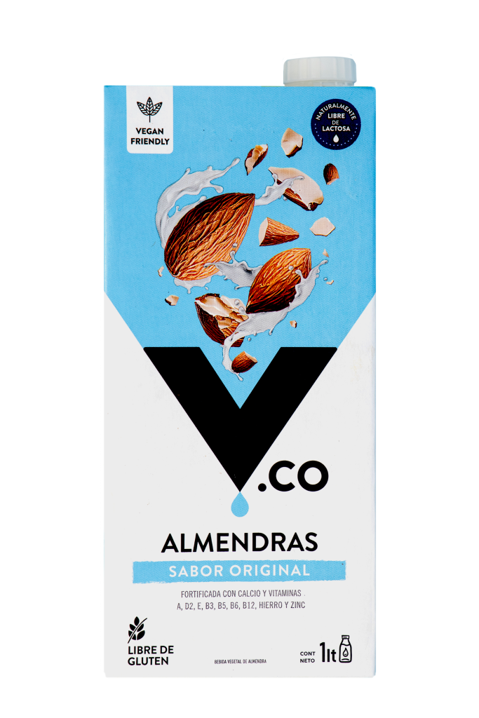 BEBIDA VEGETAL ALMENDRA ORIGINAL V.CO SIN GLUTEN VEGANA 1LT