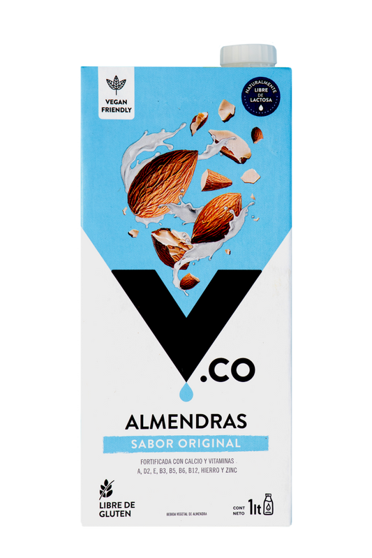 BEBIDA VEGETAL ALMENDRA ORIGINAL V.CO SIN GLUTEN VEGANA 1LT