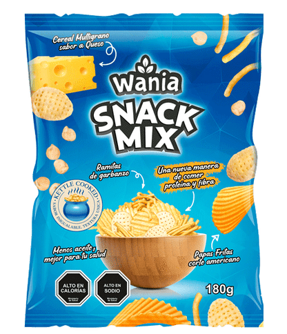 SNACK MIX VEGETARIANO WANIA 50g