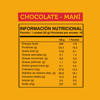 WILD PROTEIN CHOCOLATE MANI 45g
