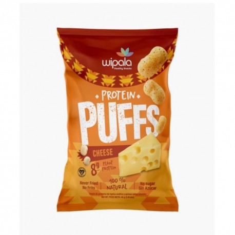 WIPALA PROTEIN PUFFS CHEDAR SIN GLUTEN  40g