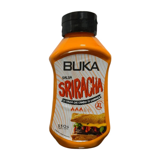 BUKA SALSA SRIRACHA SIN GLUTEN 330GRS