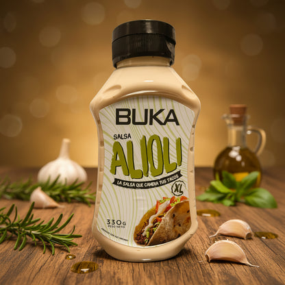 BUKA SALSA ALIOLI SIN GLUTEN 330GRS