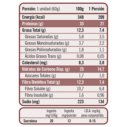 PROTEIN BITE CHOCOLATE CRUNCH 60g