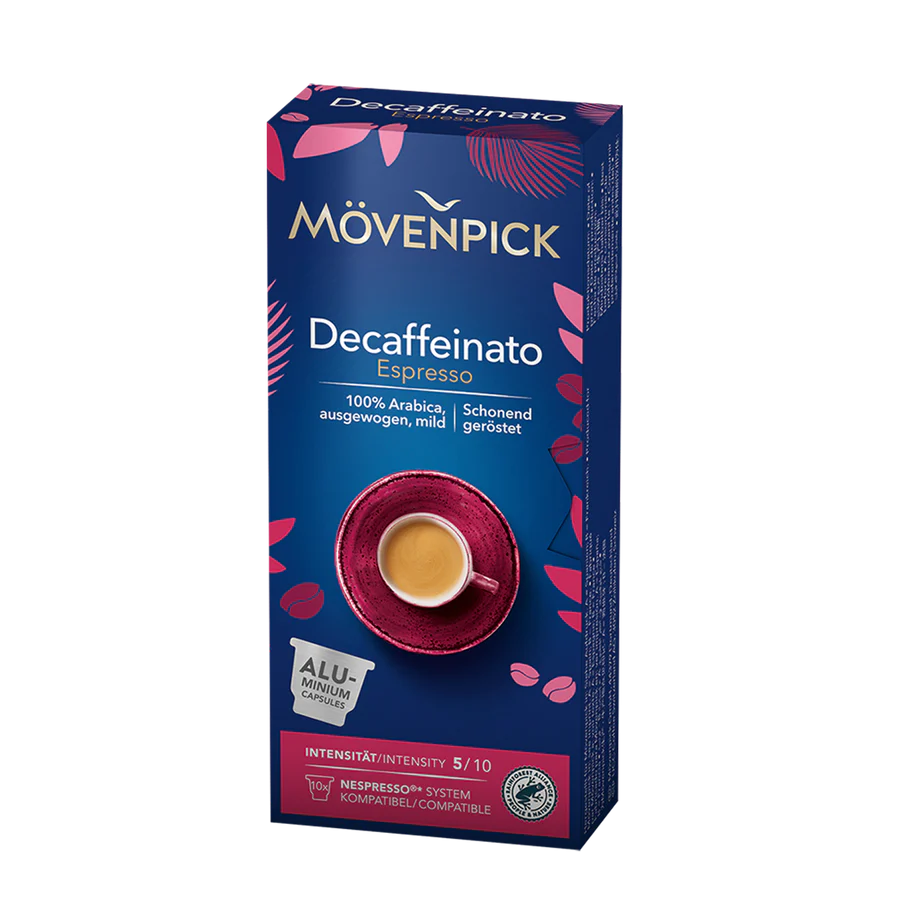 MOVENPICK DESCAFEINATO ESPRESSO  CAPSULA COMPATIBLE CON NESPRESSO  10caps