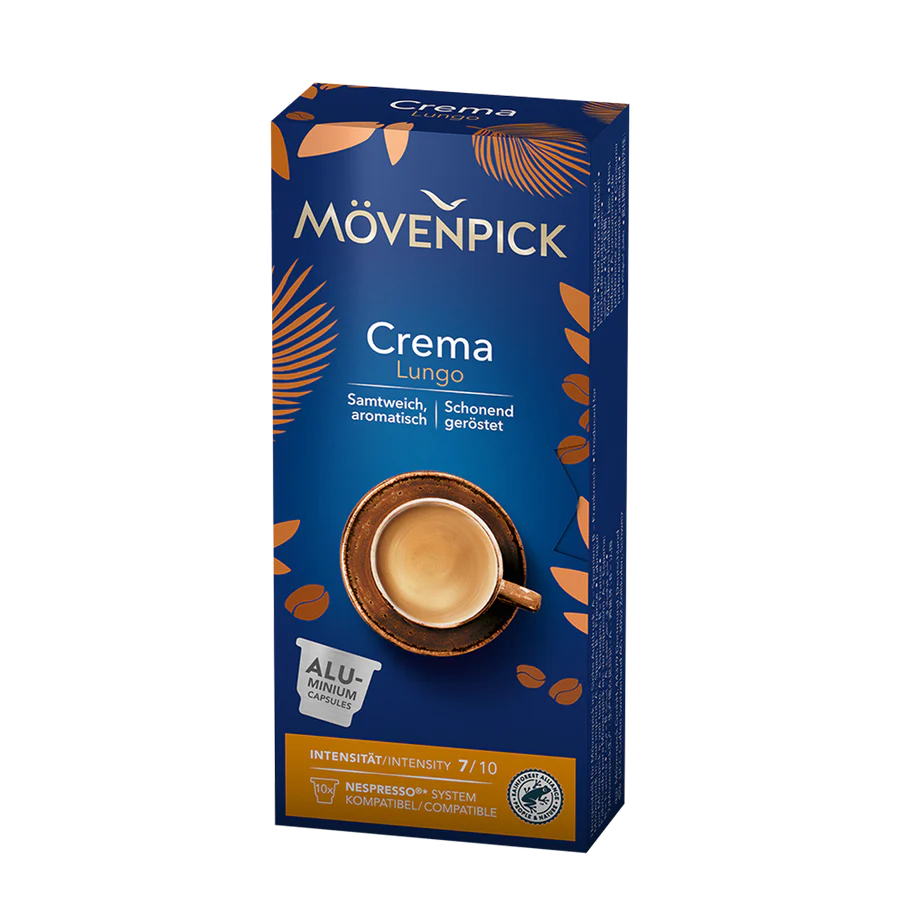 MOVENPICK CREMA LUNGO  CAPSULA COMPATIBLE CON NESPRESSO  10caps