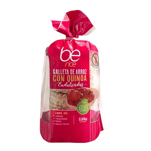 Be Rice Galletas Arroz Quinoa Dulce Sin Gluten 110g