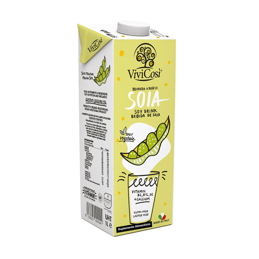 VIVICOSI SOIA VEGANA SIN GLUTEN 1LT