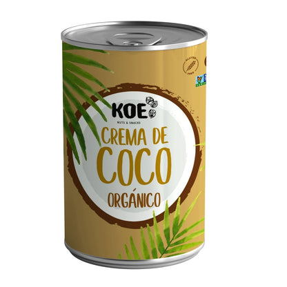 KOE CREMA DE COCO ORGANICO SIN GLUTEN  400ml