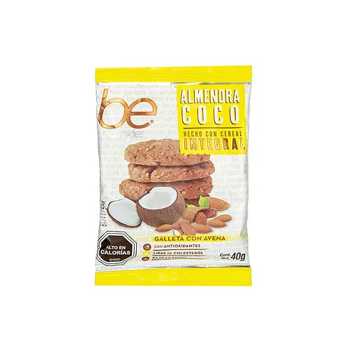 Be Cookies Galletón Almendra Coco 40g