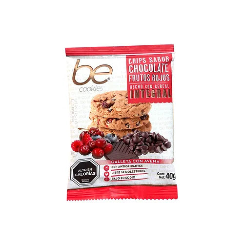 Be Cookies Galletón Frutos Rojos 40g