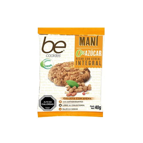 Be Cookies Galletón Maní 0% Azúcar 40g