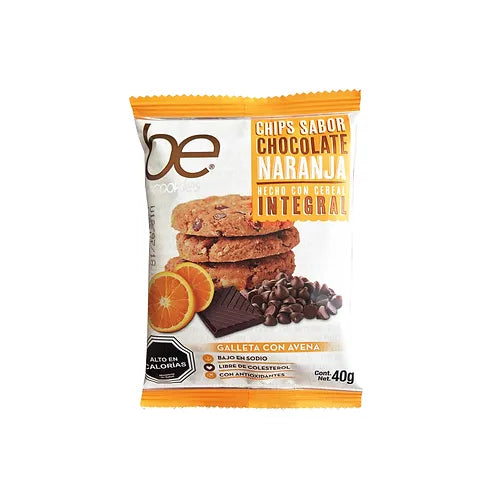 Be Cookies Galletón Chocolate Naranja 40g