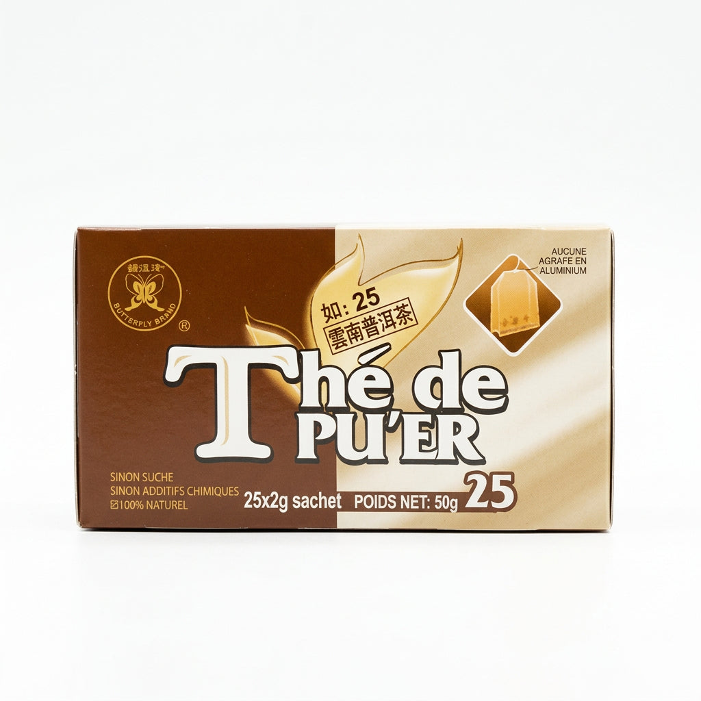 TE PU-ERH BUTTERFLY BRAND 25BOLSITAS