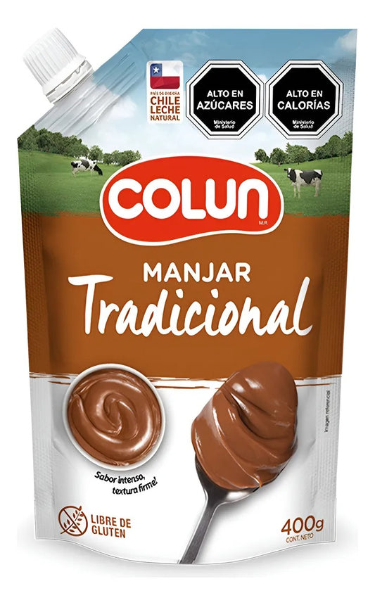 COLUN Manjar Tradicional Doypack 400g SIN GLUTEN