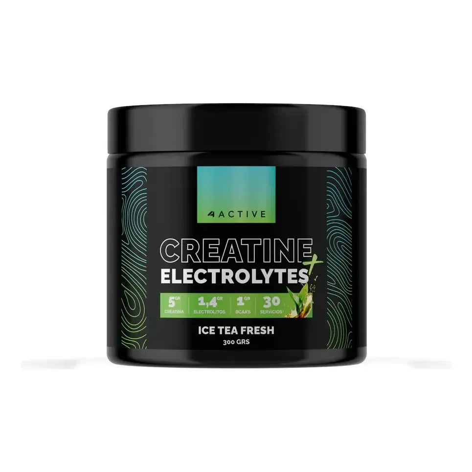 4 ACTIVE CREATINE + ELECTROLYTES ICE TEA FRESH 300g