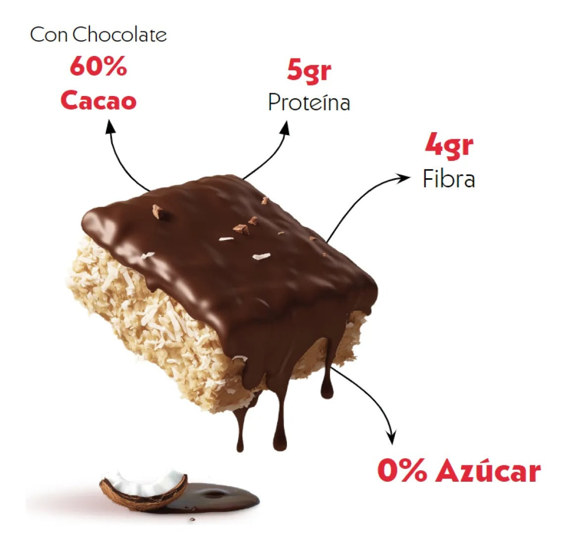 NOT SQUARE CHOCO COCO 30GR