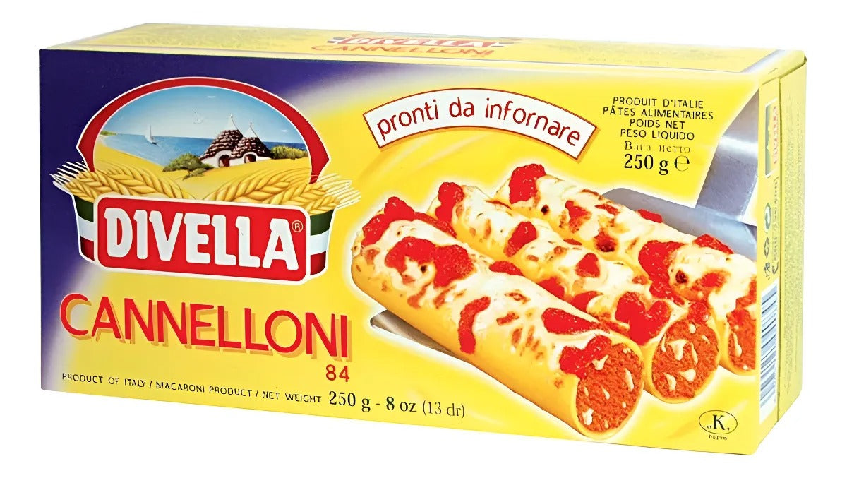 Pasta Divella Cannelloni 250g 100% Italiano