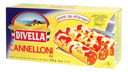 Pasta Divella Cannelloni 250g 100% Italiano