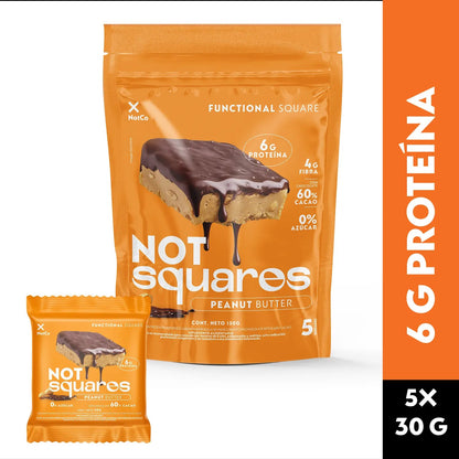 Barra de Proteína NotSquare Peanut Butter 5un 30gr