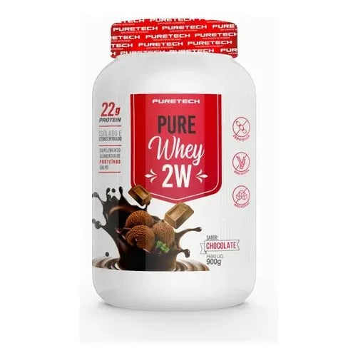 WHEY PROTEIN PURE 2W 900GR SIN GLUTEN SABOR CHOCOLATE