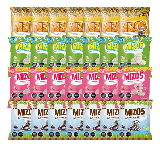 MIZOS PACK 28X GALLETA DE ARROZ MIX VARIEDADES