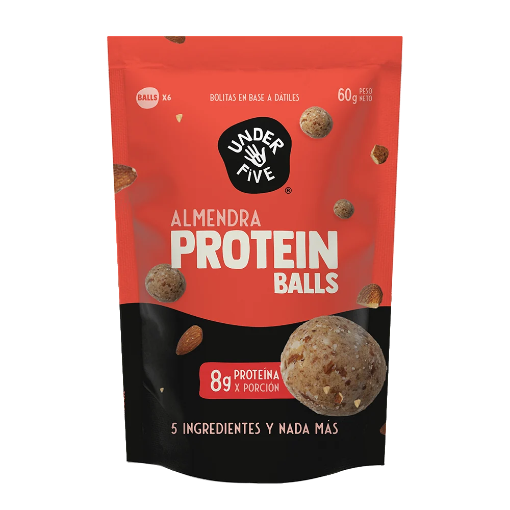 UNDERFIVE PROTEIN BALLS ALMENDRA CRUNCH 60GR VEGANO