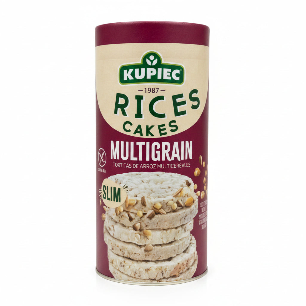 GALLETAS DE ARROZ MULTIGRANO SLIM SIN GLUTEN KUPIEC 90g