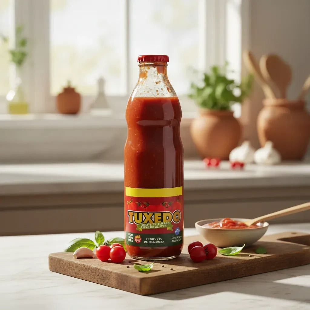 TOMATE TRITURADO SIN GLUTEN SIN TACC TUXEDO 500g ORIGEN ARGENTINO