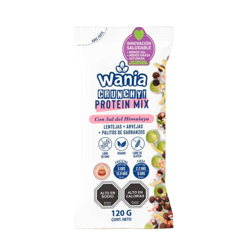WANIA MIX LEGUMBRES CON SAL DEL HIMALAYA SIN GLUTEN VEGANO 120G
