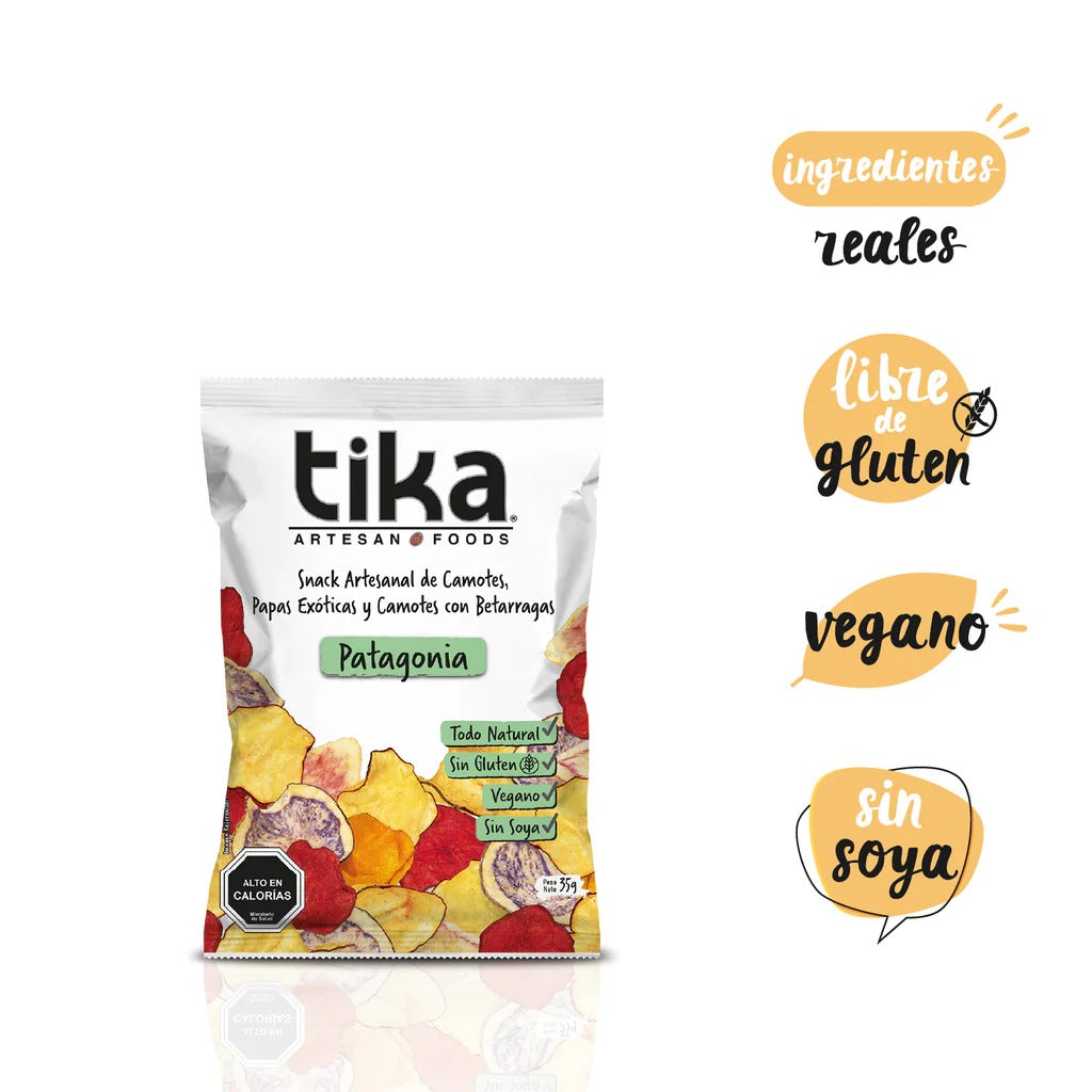 TIKA VEGGIE CHIPS PATAGONIA 150GR