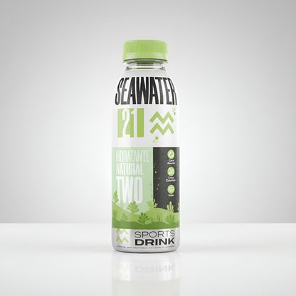 AGUA DE MAR SEAWATER BEBIDA ISOTONICA  VERDE 475ML 21 IONES
