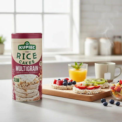 GALLETAS DE ARROZ MULTIGRANO SLIM SIN GLUTEN KUPIEC 90g