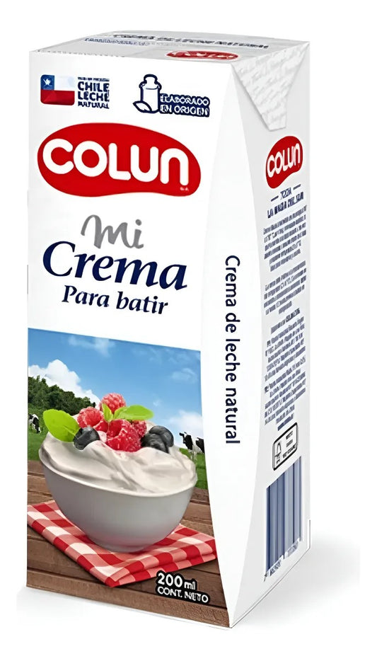 COLUN CREMA PARA BATIR 200ML SIN GLUTEN
