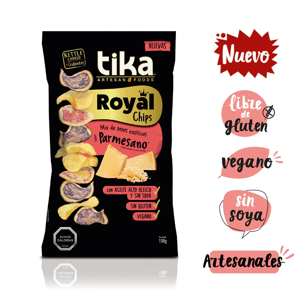 TIKA ROYAL CHIPS PARMESANO 150GR