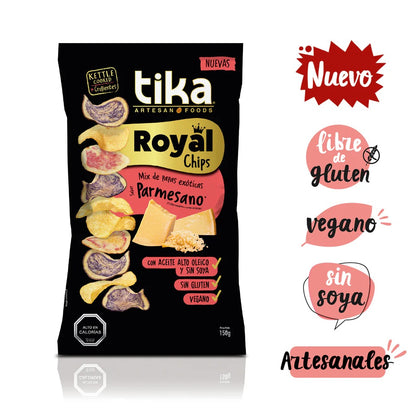 TIKA ROYAL CHIPS PARMESANO 150GR