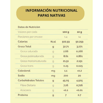 WANIA CHIPS CENTRIFUGADAS PAPAS NATIVAS 140G SIN GLUTEN VEGANO