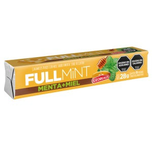 DISPLAY 12X FULLMINT MENTA MIEL GEORGALOS SIN GLUTEN 28GR