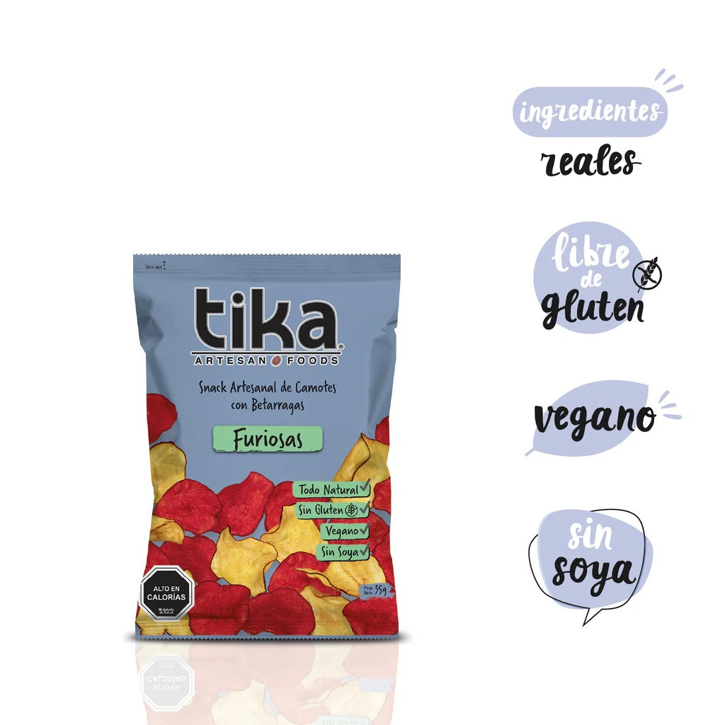 TIKA VEGGIE CHIPS FURIOSAS 150GR