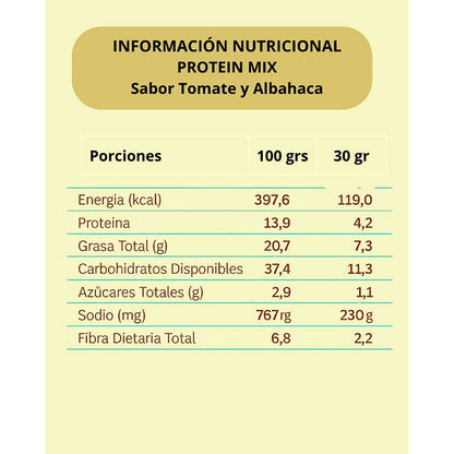 WANIA MIX LEGUMBRES TOMATE Y ALBAHACA SIN GLUTEN VEGANO 120G