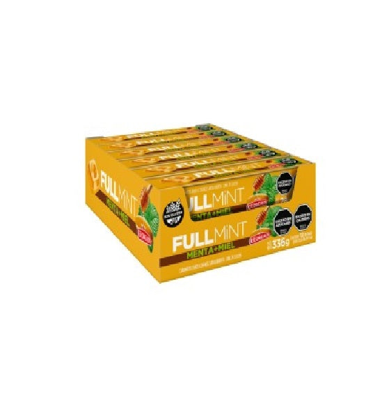 DISPLAY 12X FULLMINT MENTA MIEL GEORGALOS SIN GLUTEN 28GR